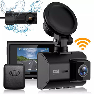 Ταμπλό ασφαλείας οχήματος Gps Tracking Dash Cam Rearview 4K IMX335 NTK96670
