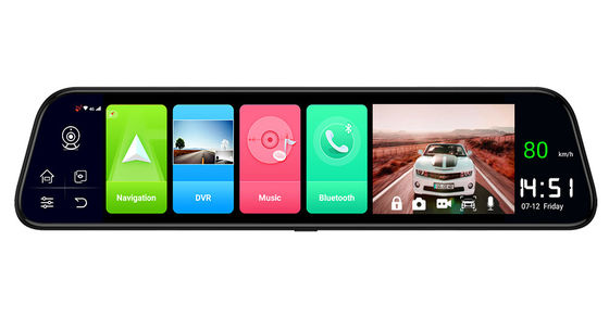 12 ιντσών ADAS 4G Car DVR FHD1080P Rearview Mirror Recorder Car 32GB GPS Navigation