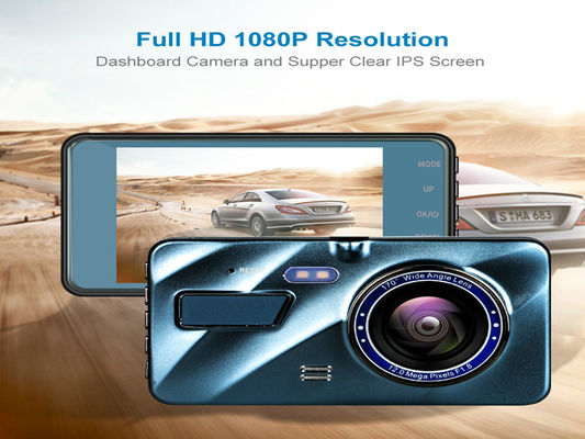 Κάμερα ταμπλό αυτοκινήτου WDR Motion Activated Dashcam 4 ιντσών με διπλό φακό GPS