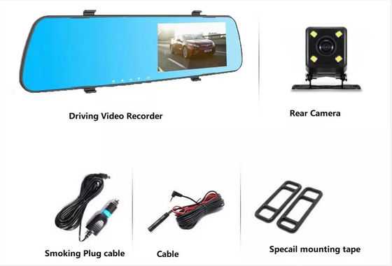 Εγγραφή κύκλου αυτόματης εγγραφής Dash Cam με 12 MP DVR αυτοκινήτου