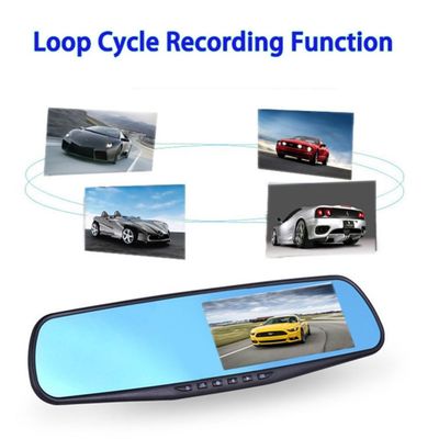 Διπλός φακός DVR FHD 1080p LCD με ενεργοποιημένη κίνηση πολλαπλής κάμερας LCD 4,3&quot;