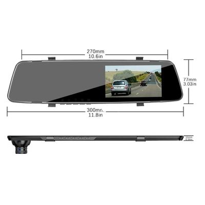 DVR Car Mirror Live View Dash Cam με ανίχνευση κίνησης 4,5 ιντσών