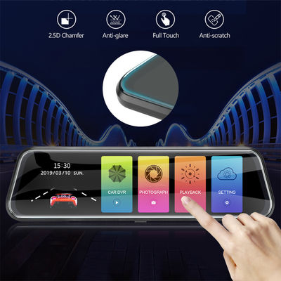 ODM IPS Οθόνη αφής Full HD Κάμερα DVR αυτοκινήτου Dual Lens Dash Cam 6X Digital Zoom