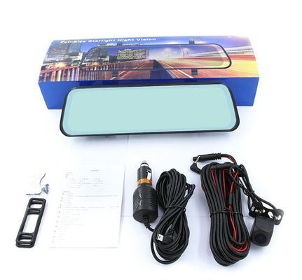 32 GB 10 ιντσών οχήματος Blackbox DVR Dash Cam FHD 1080p Stream Media