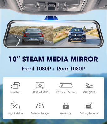 32 GB Φωνητικός έλεγχος Βιντεοκάμερα αυτοκινήτου FHD 1080P Λειτουργία Dashcam Parking IP57 Αδιάβροχο