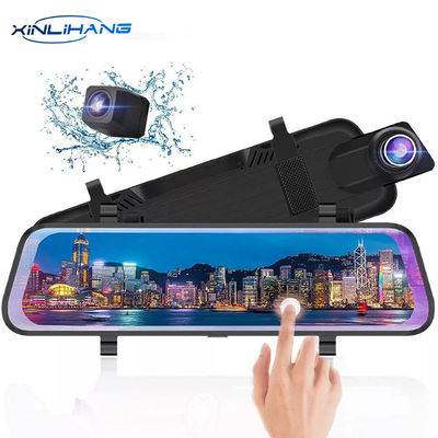 Μέσα ροής WDR 1080p Dash Cam Mirror DVR Full Hd 1080P 10 ιντσών
