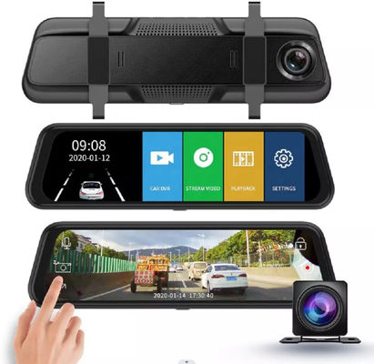 Μέσα ροής WDR 1080p Dash Cam Mirror DVR Full Hd 1080P 10 ιντσών