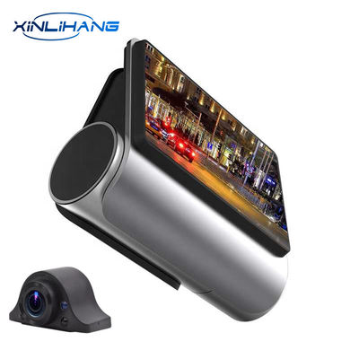 Οθόνη αφής ​Auto Blackbox DVR Dash Cam 24ωρη εγγραφή διπλού φακού Οπίσθιος καθρέφτης