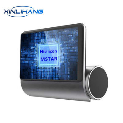 Οθόνη αφής ​Auto Blackbox DVR Dash Cam 24ωρη εγγραφή διπλού φακού Οπίσθιος καθρέφτης