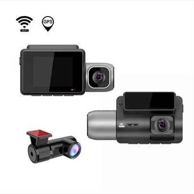3 φακοί εμπρός πίσω GPS Android αυτοκινήτου DVR Κάμερα Wifi Mirror 128GB 4k ODM