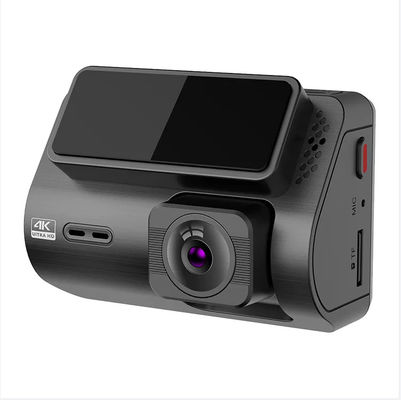 Κρυφό 2 ιντσών HD 4K GPS Dash Cam εμπρός και πίσω μαύρο κουτί αυτοκινήτου
