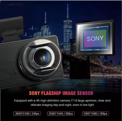 4K WiFi IMX335 Hidden Car Dash Cam εσωτερικά και εξωτερικά 1080P 170 μοιρών