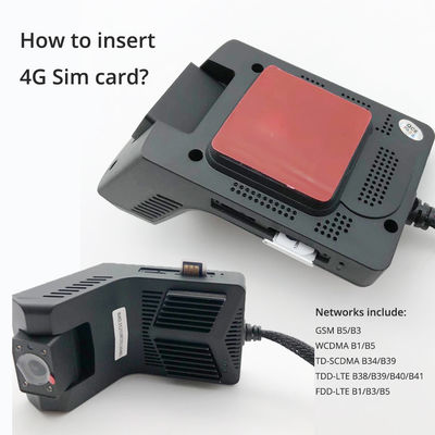 MTK6753 Chip Dual Live 4K GPS Dash Cam για παρακολούθηση στόλου σταθμευμένων αυτοκινήτων