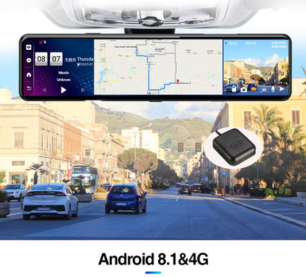 FHD1080P Διπλός ασύρματος πίνακας ταμπλό Κάμερα με καθρέφτη Dash Cam Οθόνη IPS