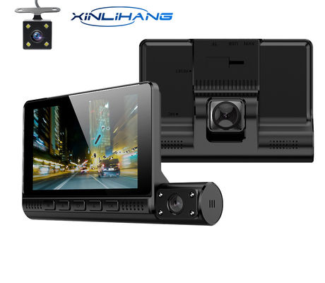 AVI Mini 3 φακών αυτοκινήτου DVR Dash Cam Recorder HD 4 ιντσών GC2053 Αισθητήρας