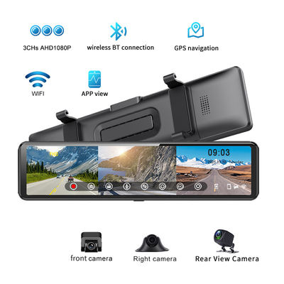 Καθρέφτης οπισθοπορείας Προσαρμογή Carplay Dashboard Car Play Bluetooth DVR 2.5K 1440P