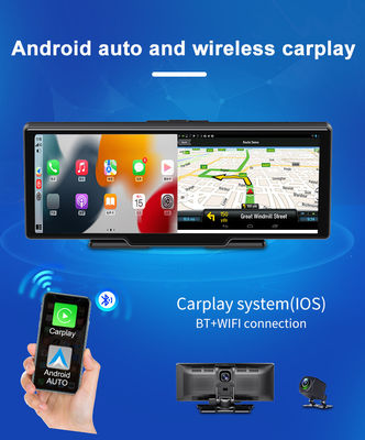 1440P 10,26 ιντσών φορητός πίνακας ταμπλό αφής Carplay Εγγραφή βρόχου βίντεο 2,5K