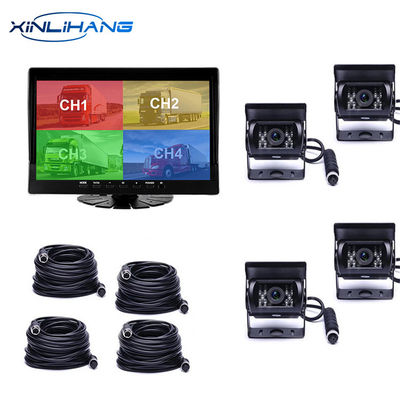 AHD 720P Vehicle Truck 9,66 ιντσών οθόνη Dash Cam Recorder DVR 4CH