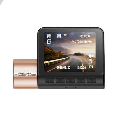 Car Black Box LCD 4K GPS Dash Cam με συσκευή εγγραφής βίντεο WIFI GPS