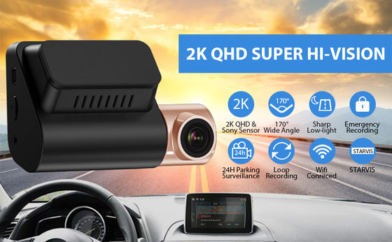 Car Black Box LCD 4K GPS Dash Cam με συσκευή εγγραφής βίντεο WIFI GPS