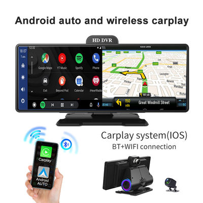 4K 10,26&quot; DVR αυτοκινήτου Android Carplay Dashboard Auto ADAS WiFi Dash Cam